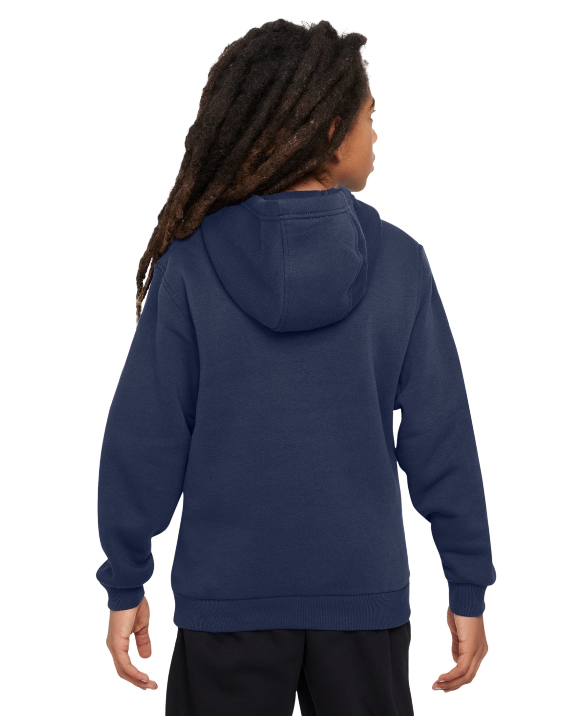 Nike Big Kids Sportswear Club Fleece Pullover Hoodie -whi