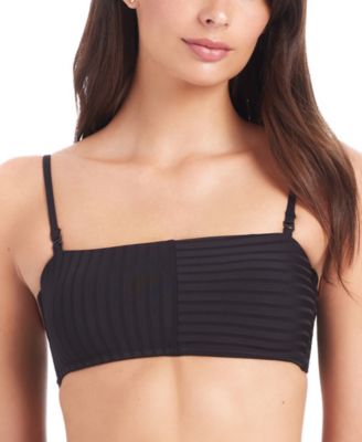 Women's Refresh Rib Bandeau Bikini Top 