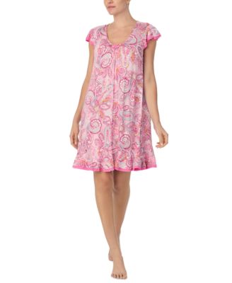 Ellen Tracy - Women's 3/4-Sleeve Floral Nightgown