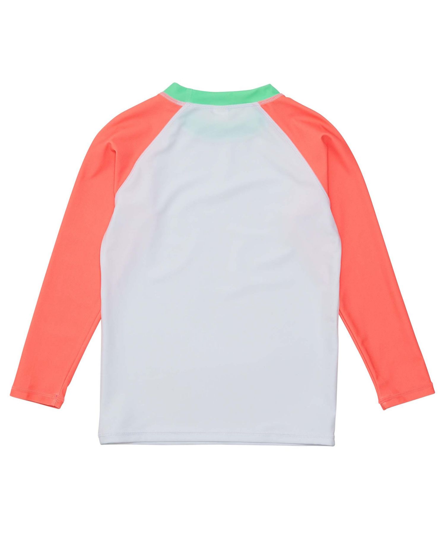 Big Boys White Coral Sleeve Sustainable Rash Top