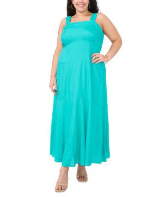 Vince Camuto - Plus Size Square-Neck Maxi Dress