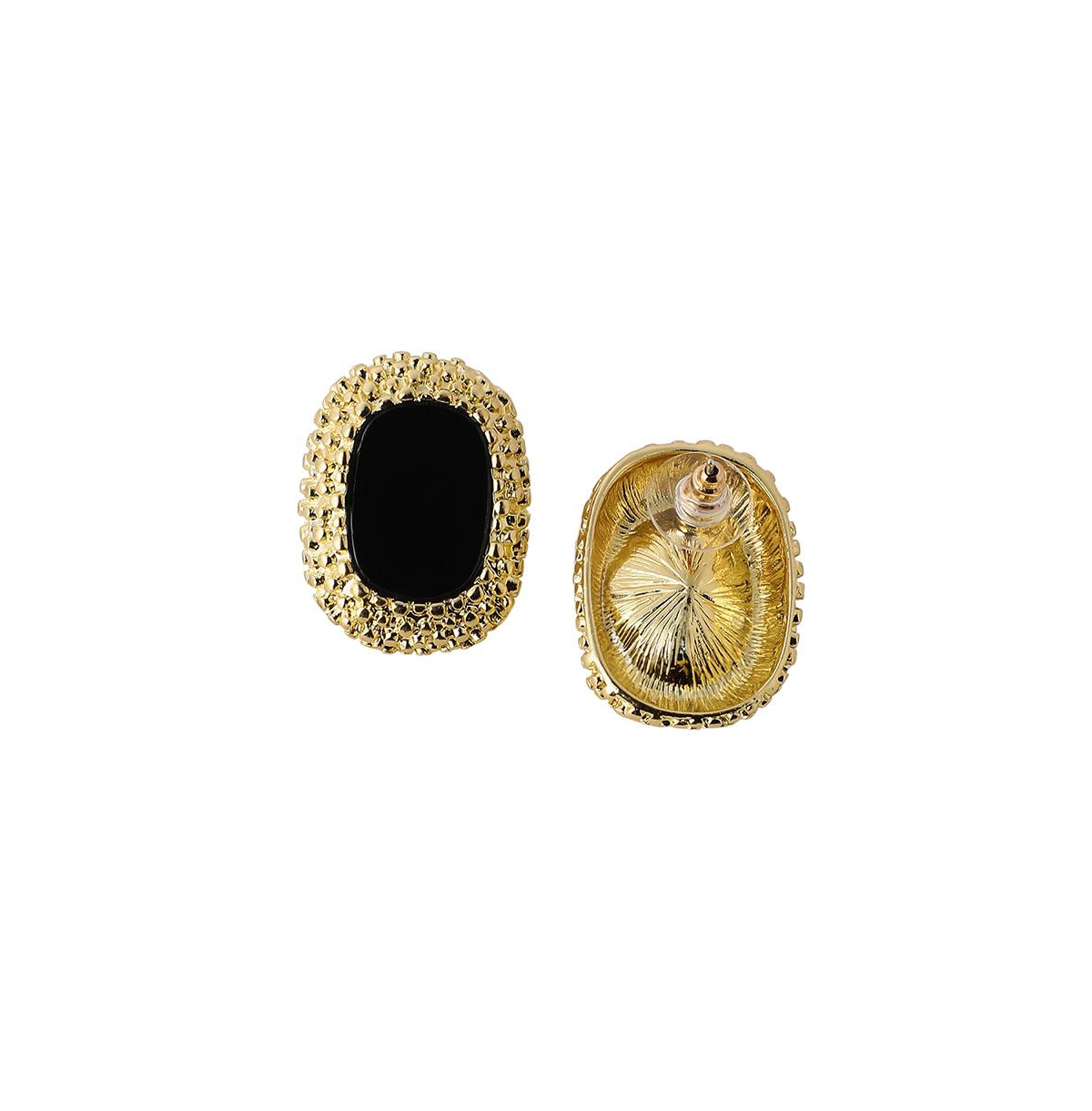 Sohi Women's The Celeste Stud Earrings In Black