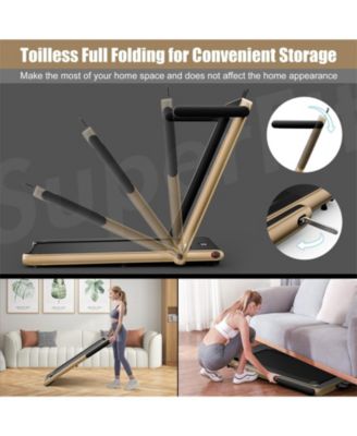 2.25HP 2-in-1 Folding Treadmill – APP, Speaker & Remote