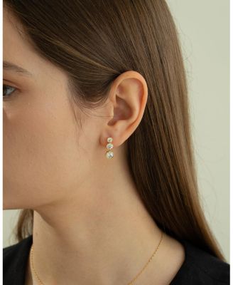 Sterling Silver 18k Gold Plated Gabriella Earrings Holiday Gift Idea