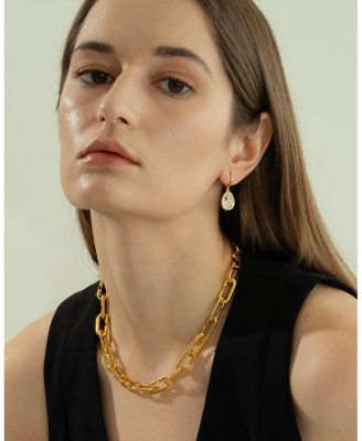 Sterling Silver 18k Gold Plated Camille Earrings Holiday Gift Idea