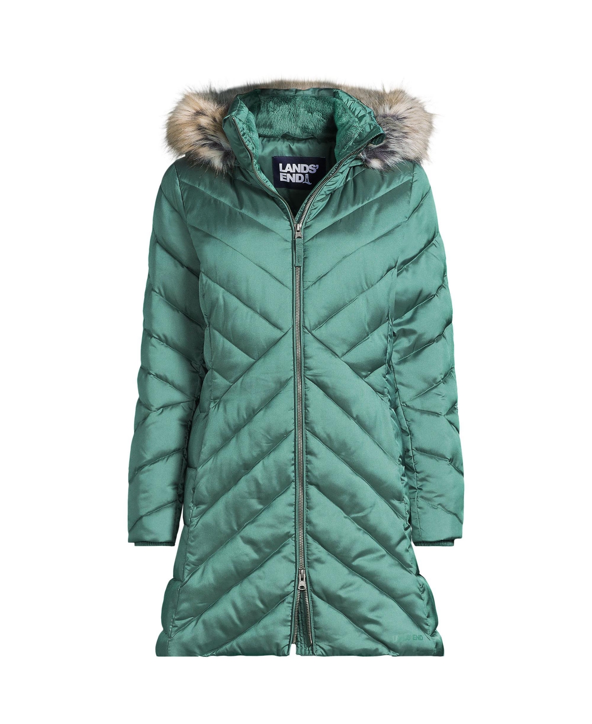 Lands' End Petite Insulated Cozy Fleece Lined Winter Coat - 30/10/2024
