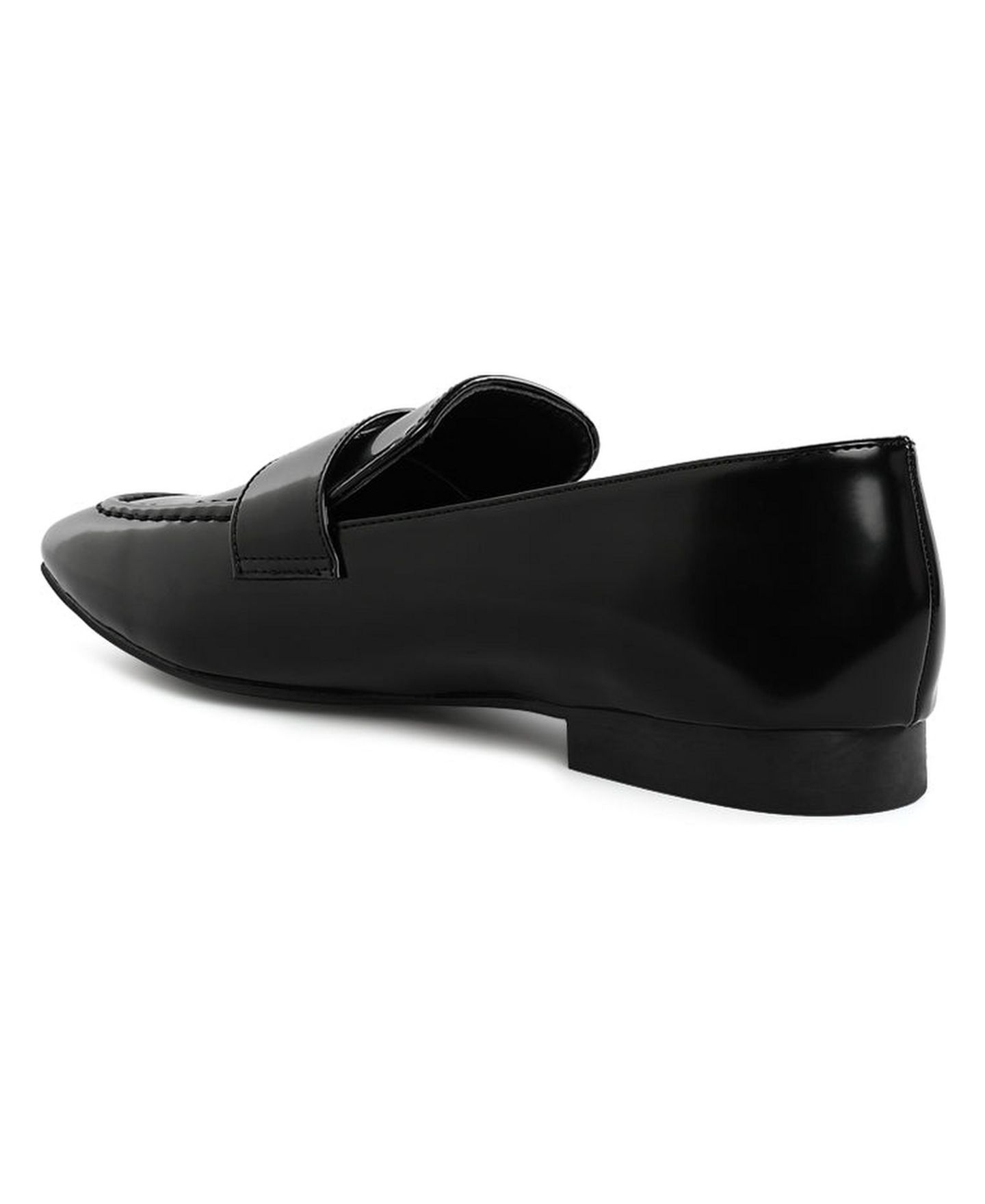 Женские туфли London Rag Bellagio Flat Heel, цвет: Чёрная искусственная кожа — фото 2