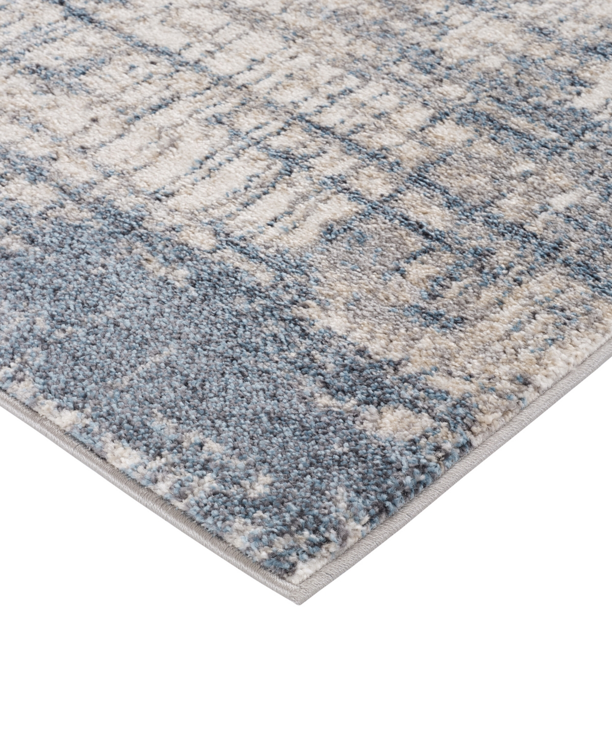 Amer Rugs Clifton Clf3 2'6"x9' Runner Area Rug In Blue