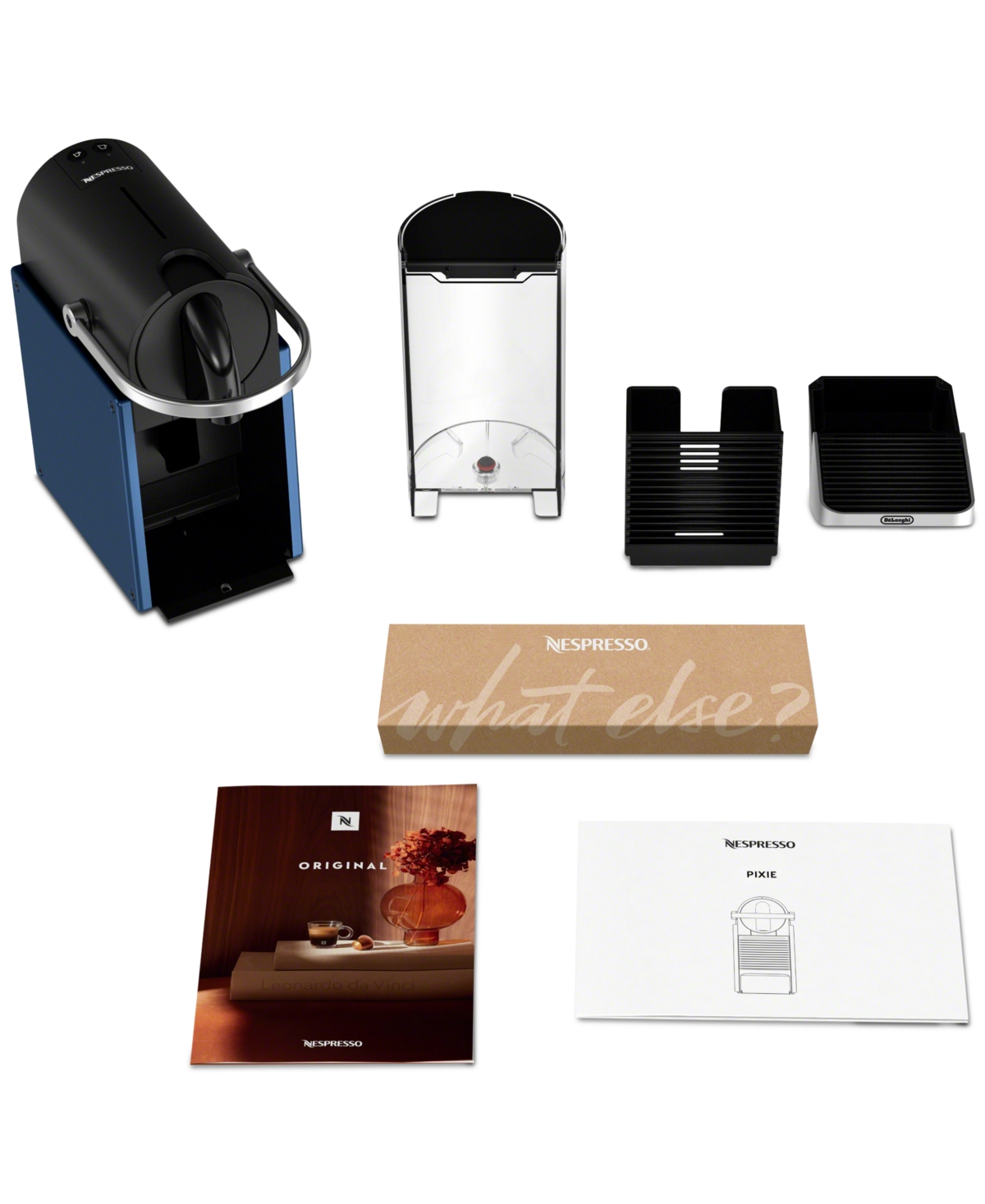 Nespresso Pixie Espresso Machine By De'longhi, Dark Blue In Dark Blue
