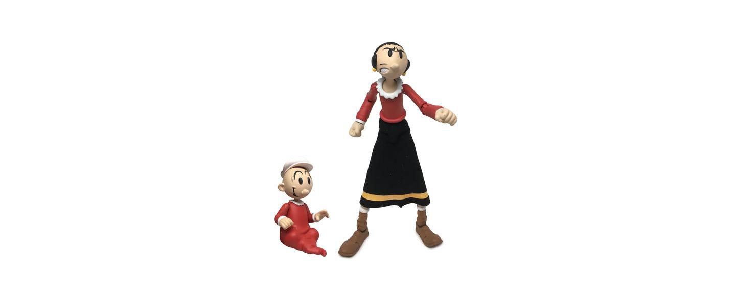 Детская фигурка Popeye Olive Oyl Wave 1 Highly Articulated 1:12 Scale Collectible Action Figure, Ages 8+ — фото 1