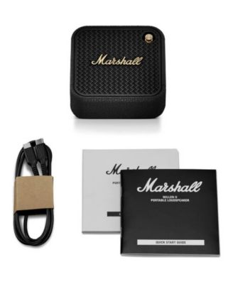 Marshall Willen II Portable Bluetooth Speaker - Black/Brass