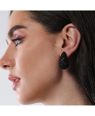 Women's The Medium Cristal Teardrop Stud Earrings