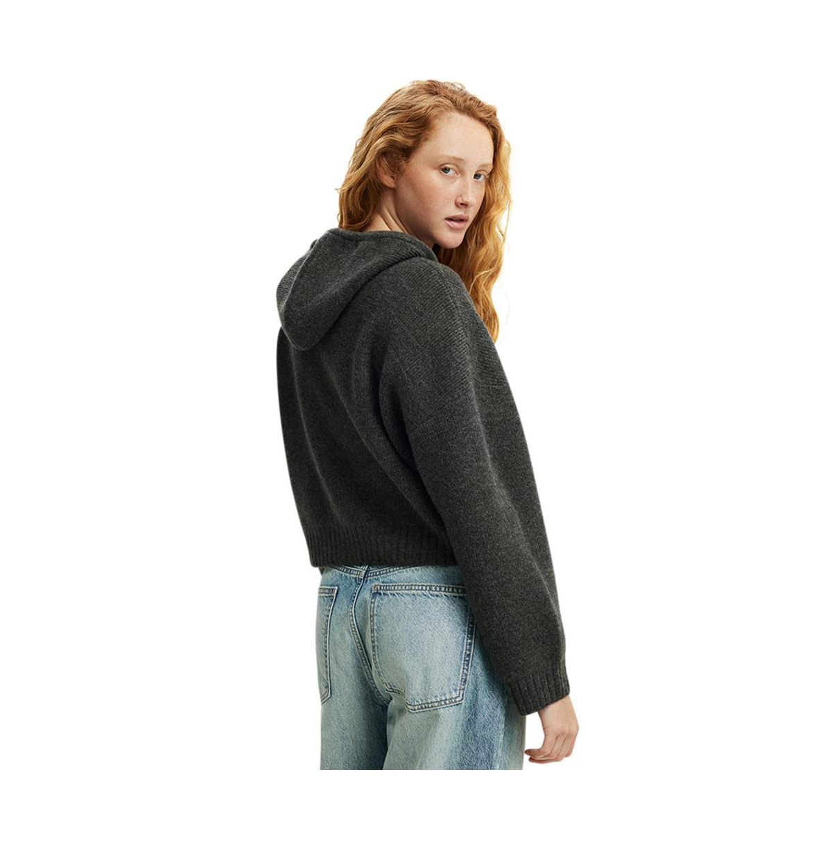 Cotton On Women's Luxe Cropped Knit Bomber