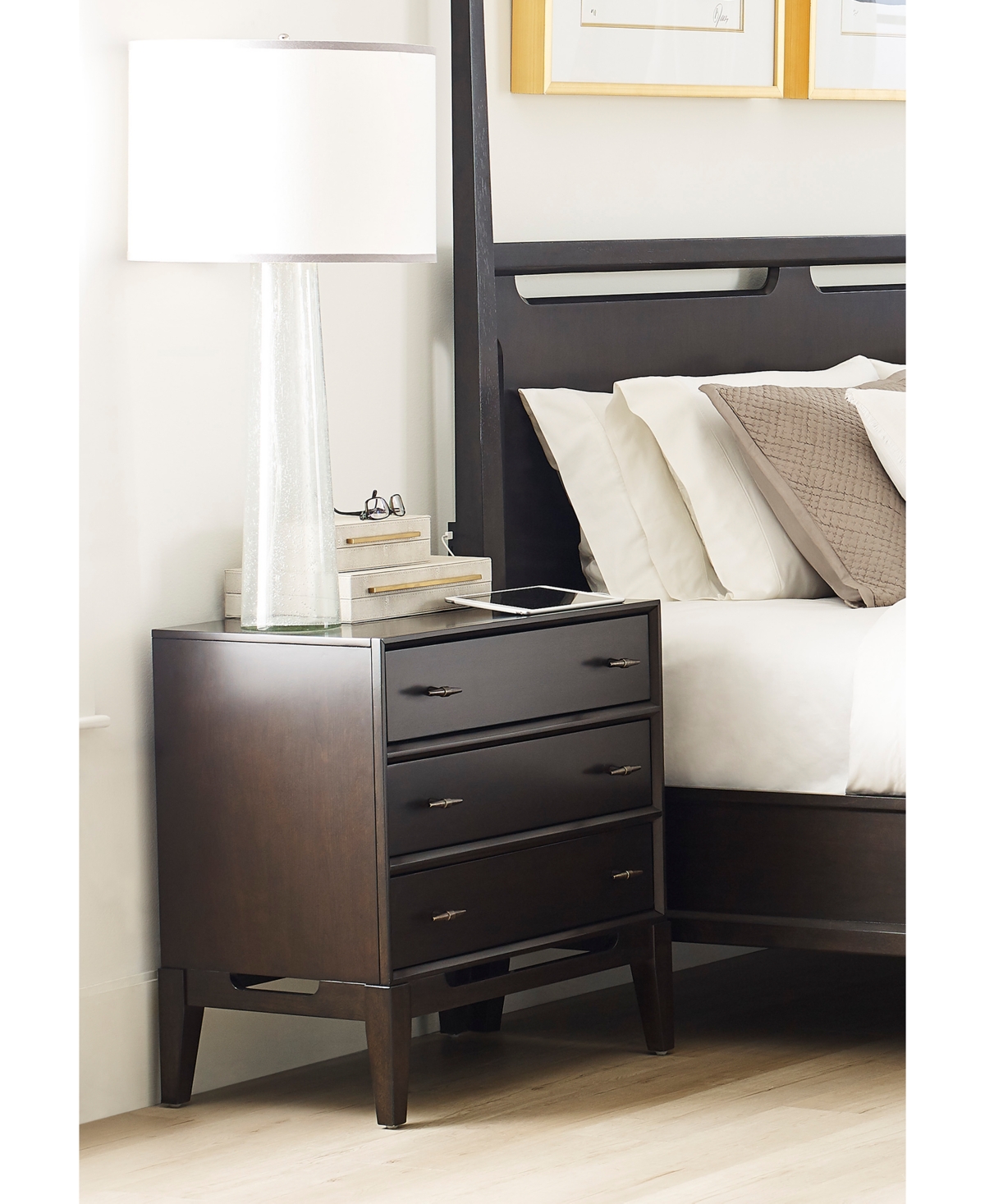 Macy's Addelyn 3 Pc. Set (california King Poster Bed, Dresser & 3-drawer Nightstand) In Brown