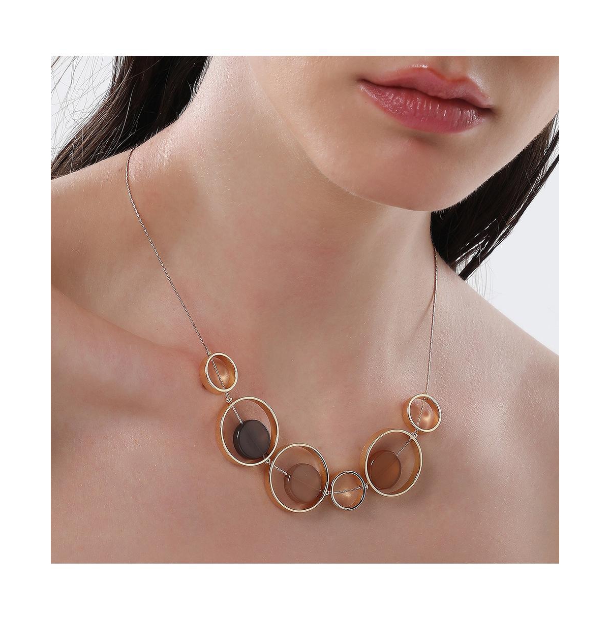 Sohi Women's The Orb Collar Necklace In Gold