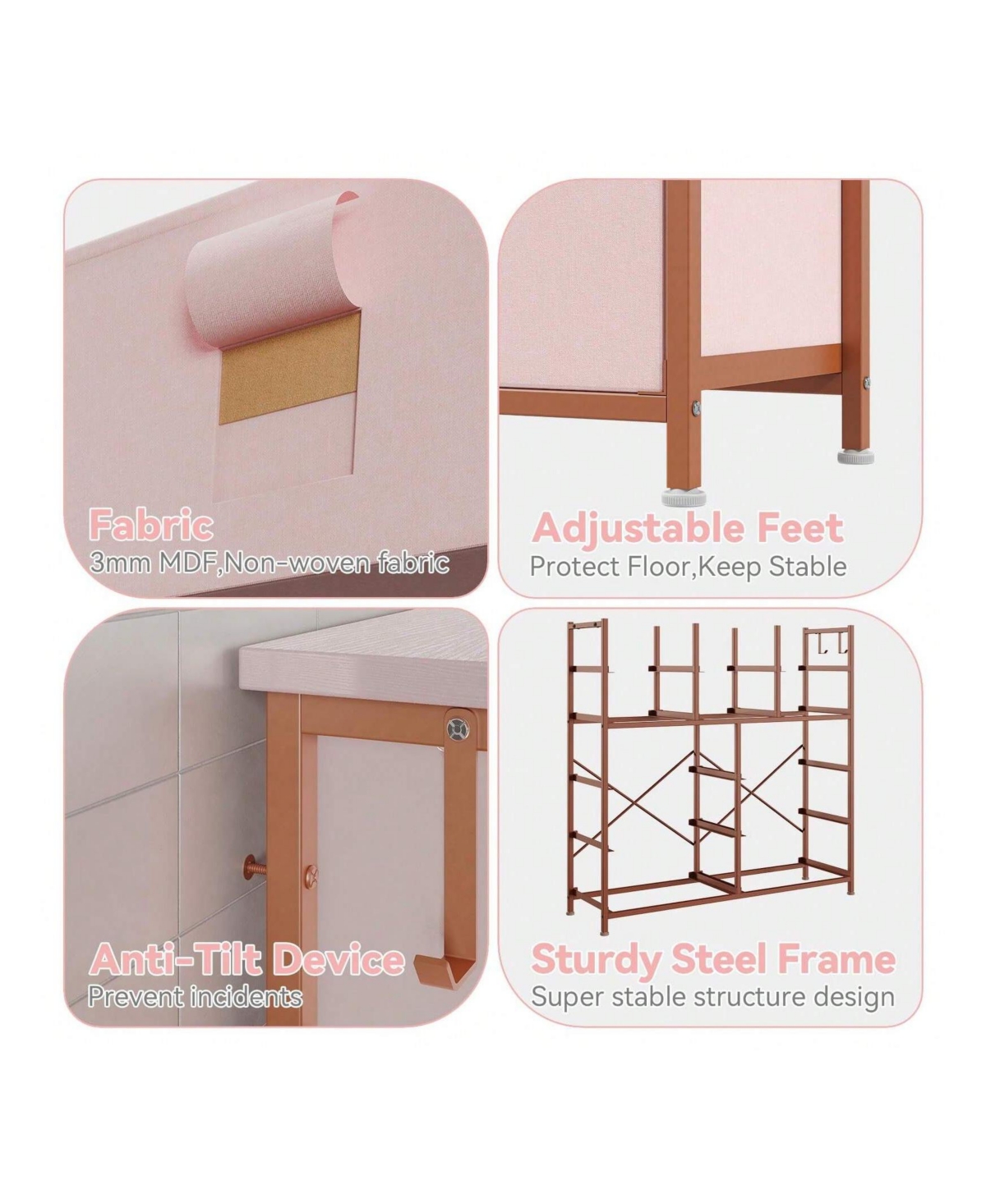 gaomon Dresser For Bedroom With 12 Drawer, Dressers & Chests Of Drawers For Hallway, Entryway, Storage Organizer Unit With Fabric, Sturdy Metal Frame