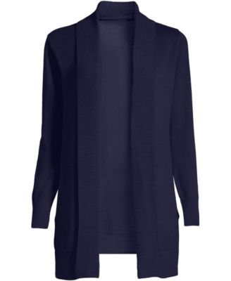 Plus Size Cotton Modal Shawl Collar Cardigan Sweater