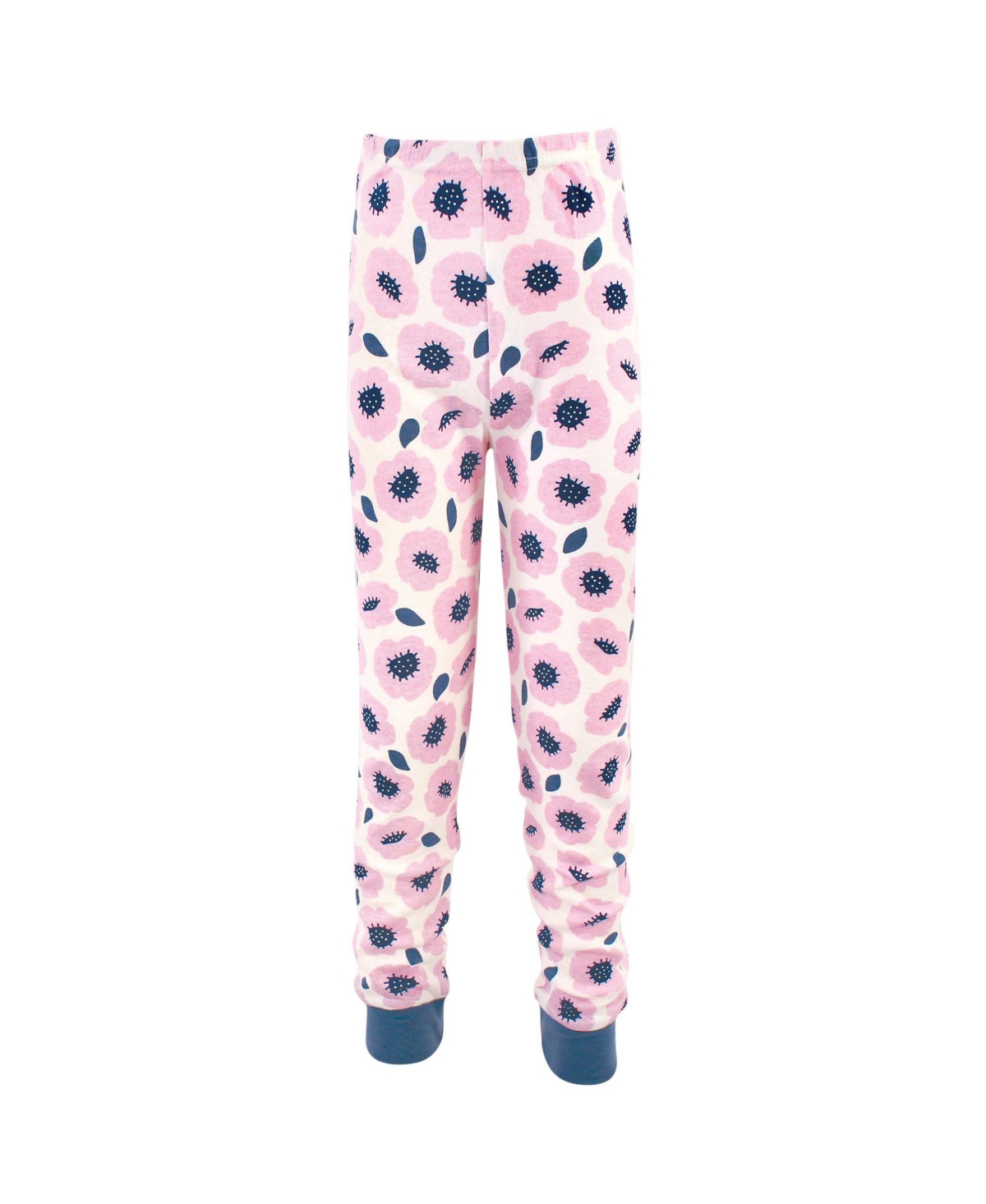 Touched by Nature Big Girls Organic Cotton Tight-Fit Pajama Set, Blossoms