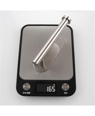 Stainless Steel Toilet Paper Holder Adhensive Tissue Paper Roll Holder for Bathroom