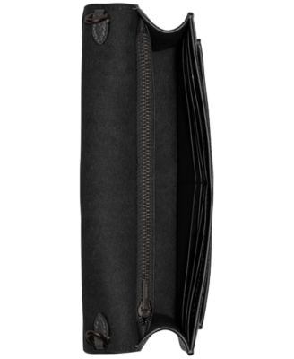 Tabby Pebble Leather Chain Clutch Bag