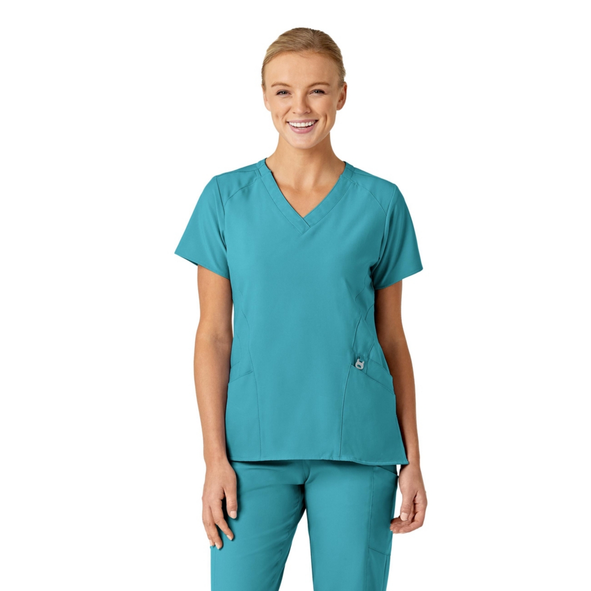 Wink Women's W123 Stylized V-Neck Scrub Top