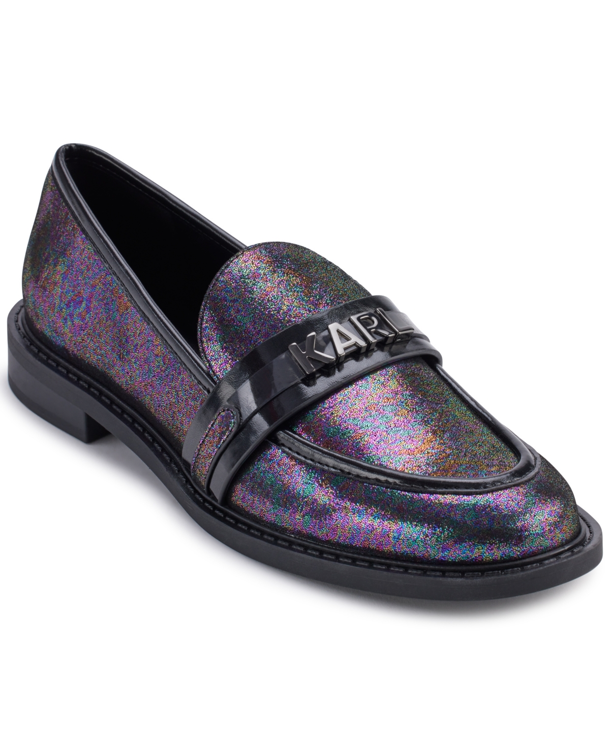 Karl Lagerfeld Women's Randall Almond Toe Loafers In Multi,black