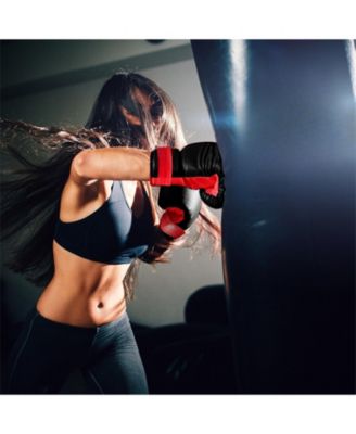 56/63Lbs Filled Punching Bag Set with Boxing Gloves