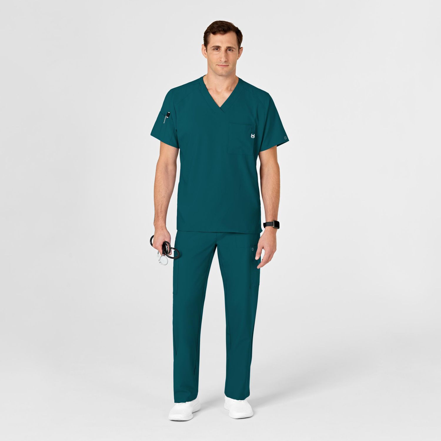 Men's W123 V-Neck Scrub Top