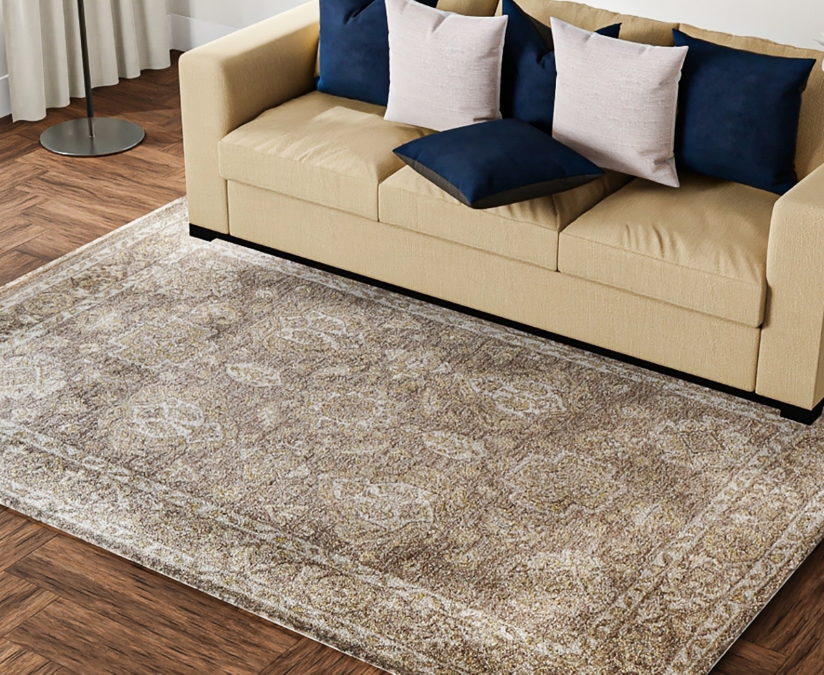Bb Rugs Taron Al141 5'x7'6" Area Rug In Beige