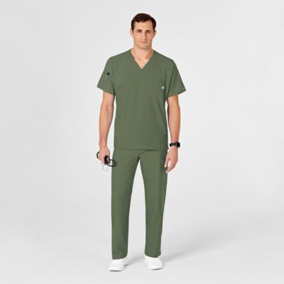 Men's W123 V-Neck Scrub Top