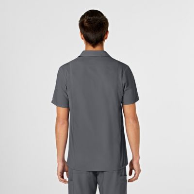 Men's W123 Collar Scrub Top
