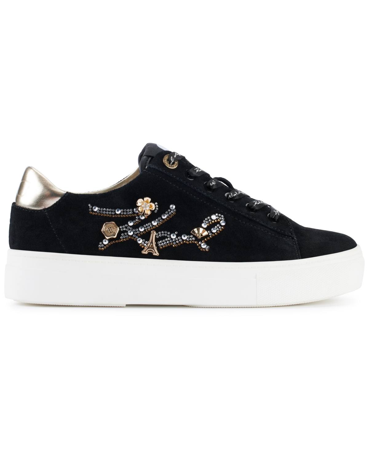 KARL LAGERFELD WOMEN'S CATE SAYINGS LACE UP SNEAKERS 