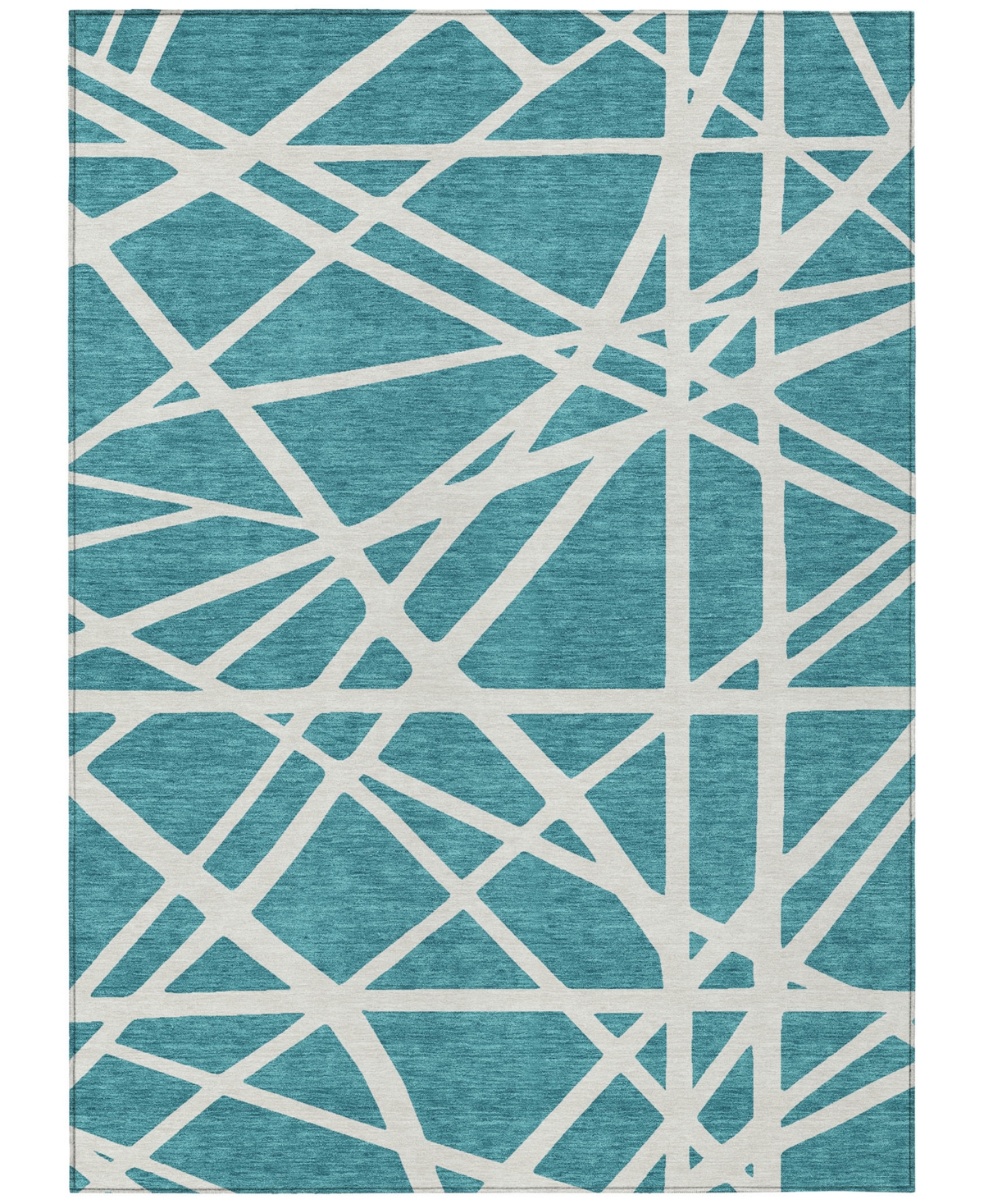 Addison Chantille Machine Washable Acn1040 5'x7'6" Area Rug In Teal