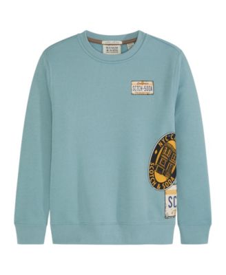Big Boys Graphic Fleece Crew Shirt