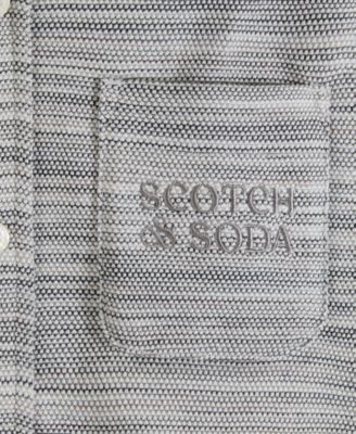 Big Boys Space Dyed Button Up Shirt