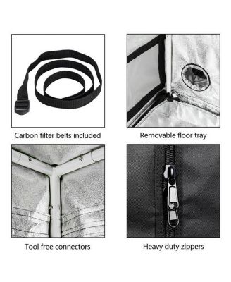 Dismountable Hydroponic Growing Tent for Home Use with Window