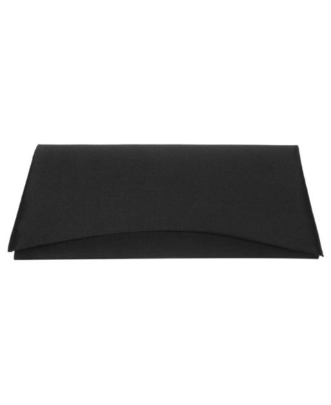 Женский клатч Nina Curved Flap Slim Magnetic Clutch, цвет: Чёрный