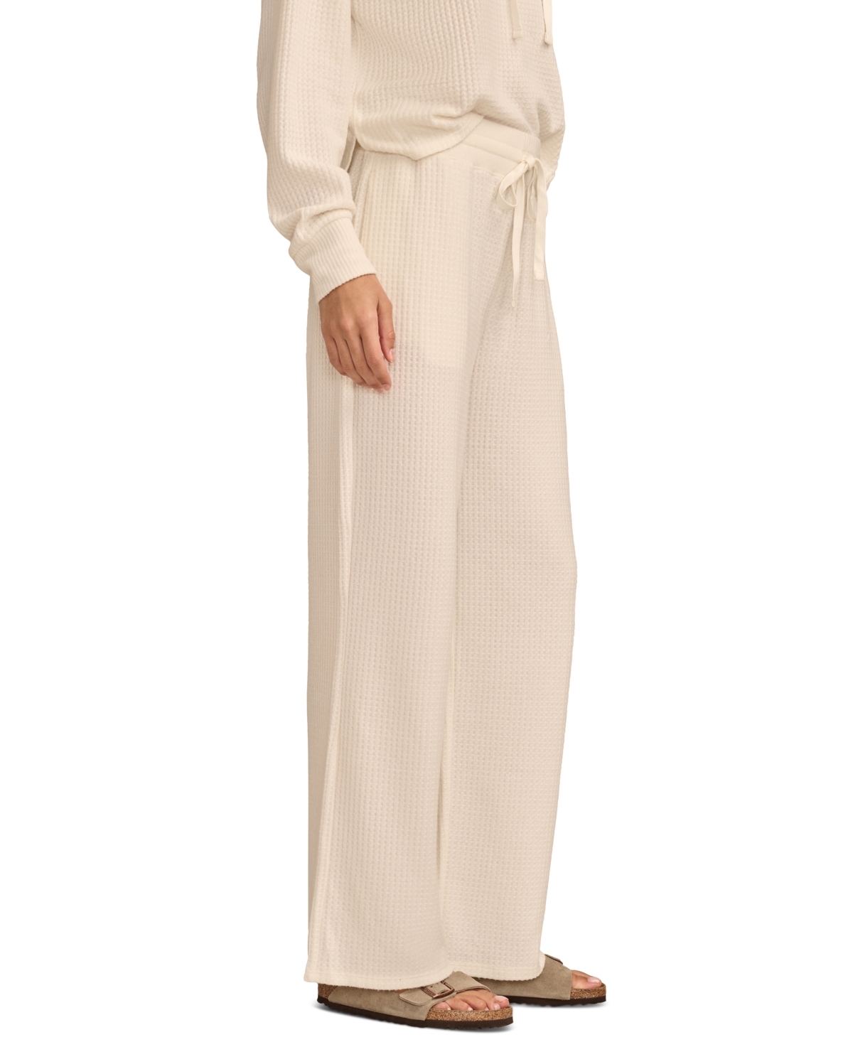 LUCKY BRAND WOMEN'S CLOUD WAFFLE WIDE-LEG PANTS 