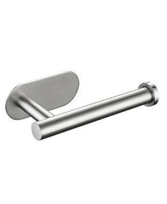 Stainless Steel Toilet Paper Holder Adhensive Tissue Paper Roll Holder for Bathroom