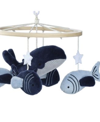 Bubbles & Squirt Whale/Fish Musical Baby Crib Mobile Soother Toy