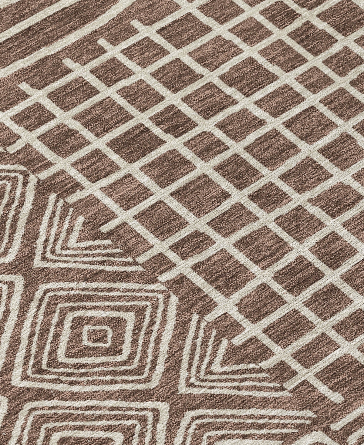 Addison Chantille Machine Washable Acn1044 9'x12' Area Rug In Brown