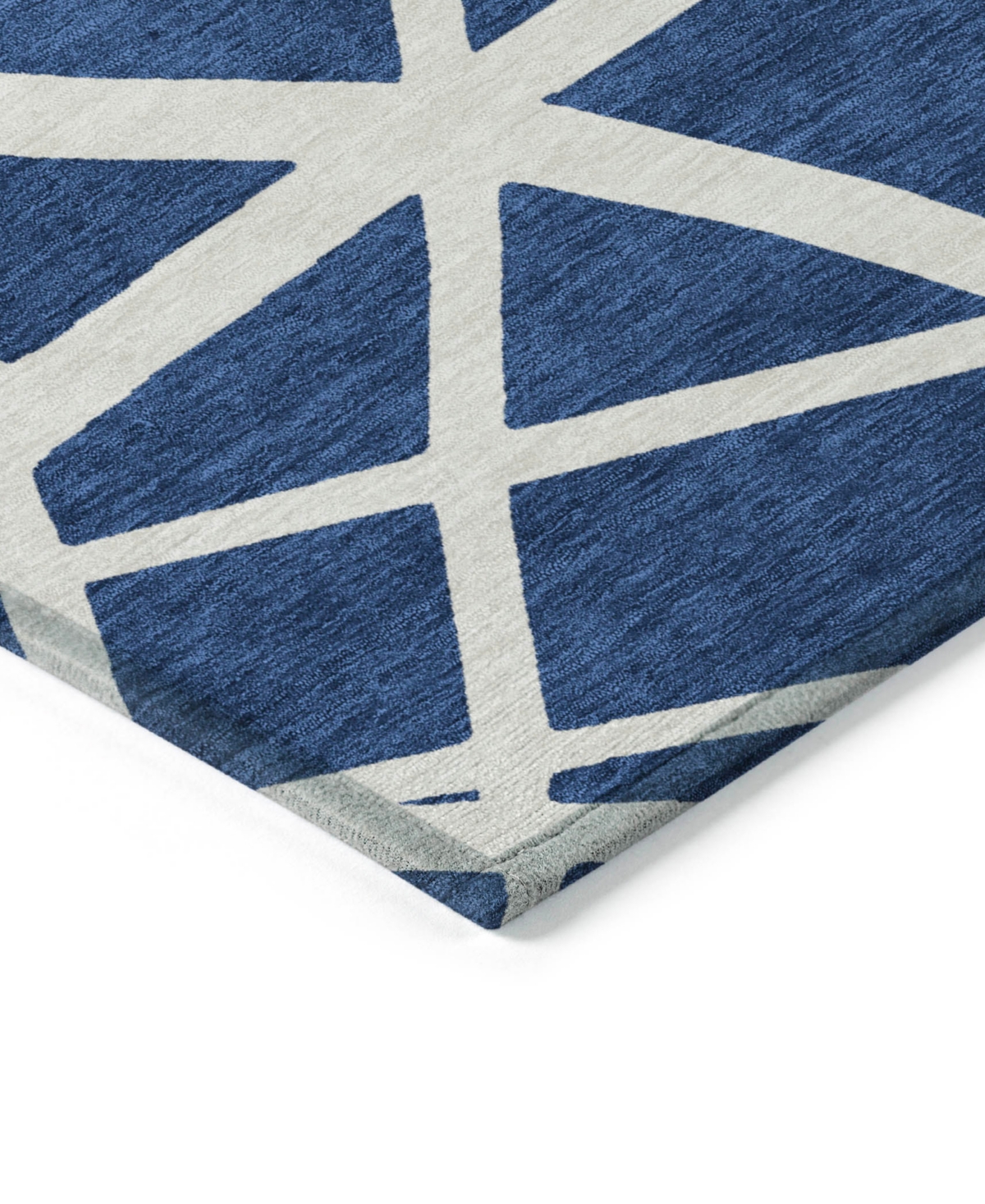 Addison Chantille Machine Washable Acn1040 8'x10' Area Rug In Navy