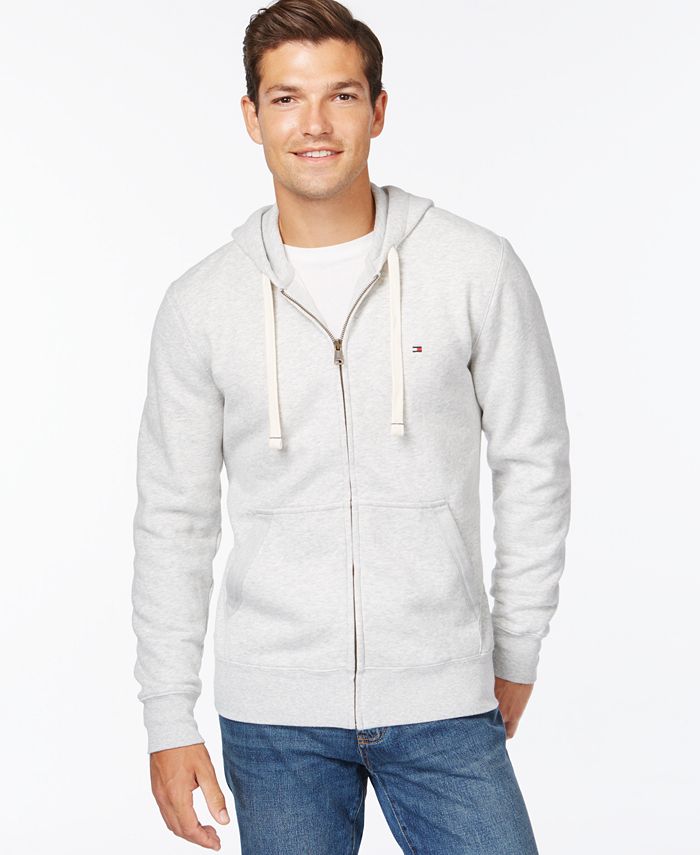 Tommy hilfiger men's plains drawstring hoodie sale