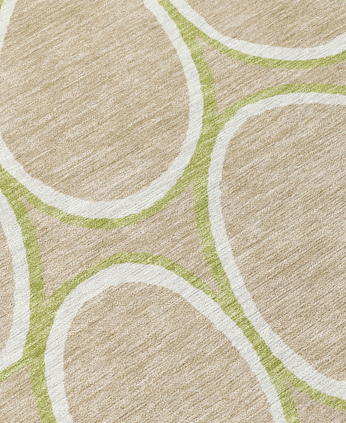 Addison Chantille Machine Washable Acn1041 3'x5' Area Rug In Tan