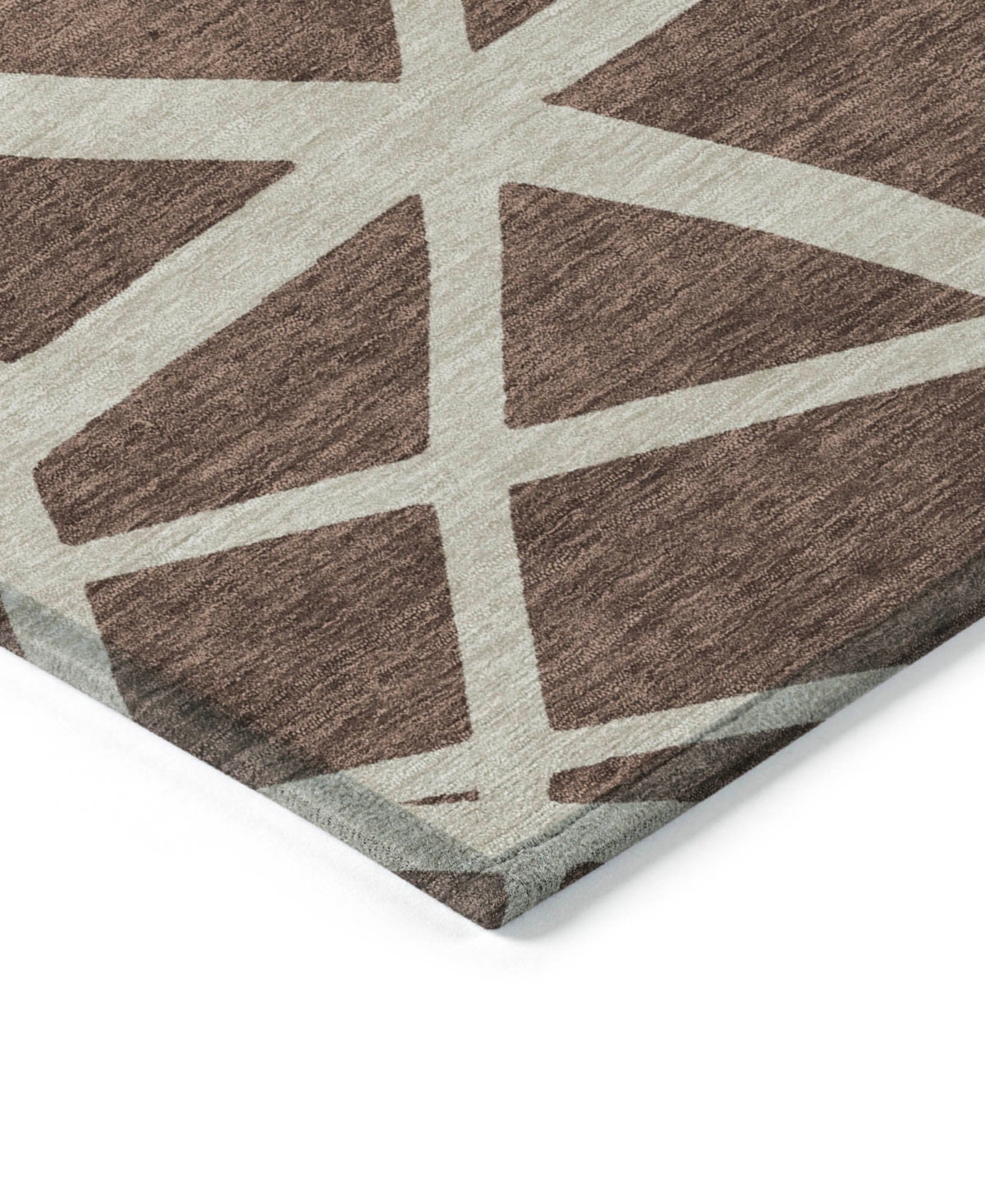 Addison Chantille Machine Washable Acn1040 2'6"x3'10" Area Rug In Brown