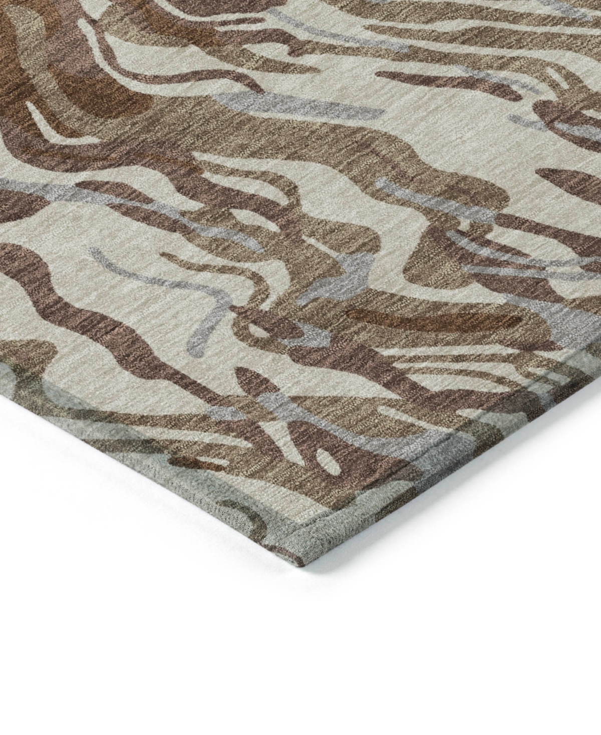 Addison Chantille Machine Washable Acn1038 2'6"x3'10" Area Rug In Brown