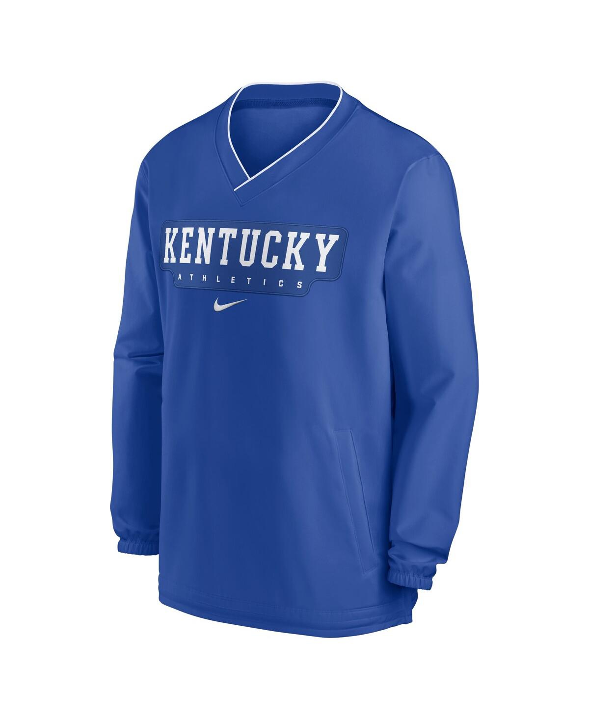 Nike Men's Royal Kentucky Wildcats 2024 Sideline Pullover Windshirt In Royal