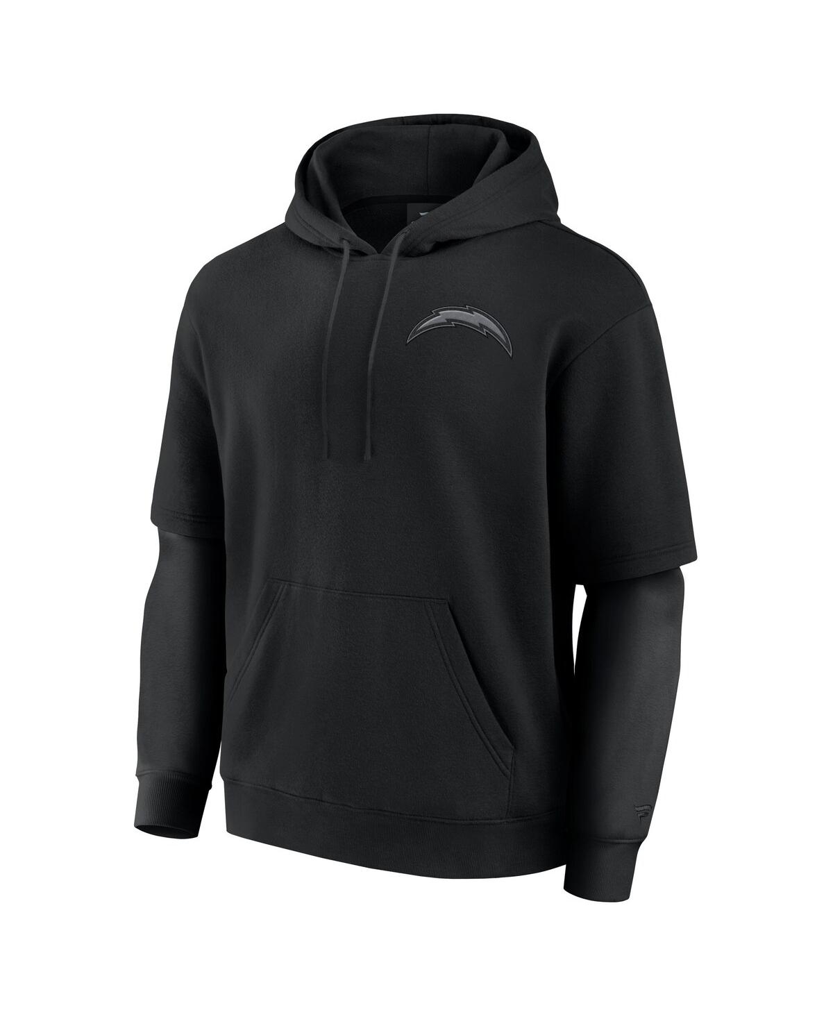 Fanatics Men's and Women'sLos Angeles Chargers Elements Pullover Hoodie - Black