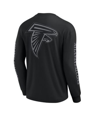 Men's and Women's Black Atlanta Falcons Elements Strive Long Sleeve T-shirt