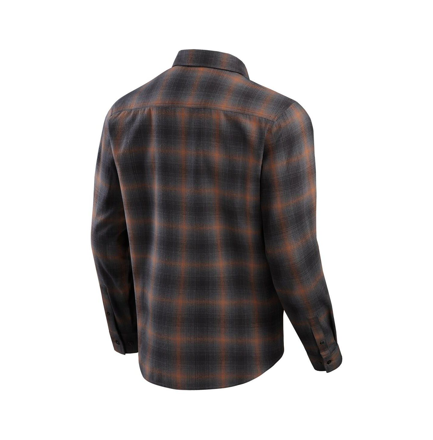 Мужская рубашка Fanatics Charcoal Cincinnati Bengals Classic Flannel Long Sleeve Button-Up — фото 2